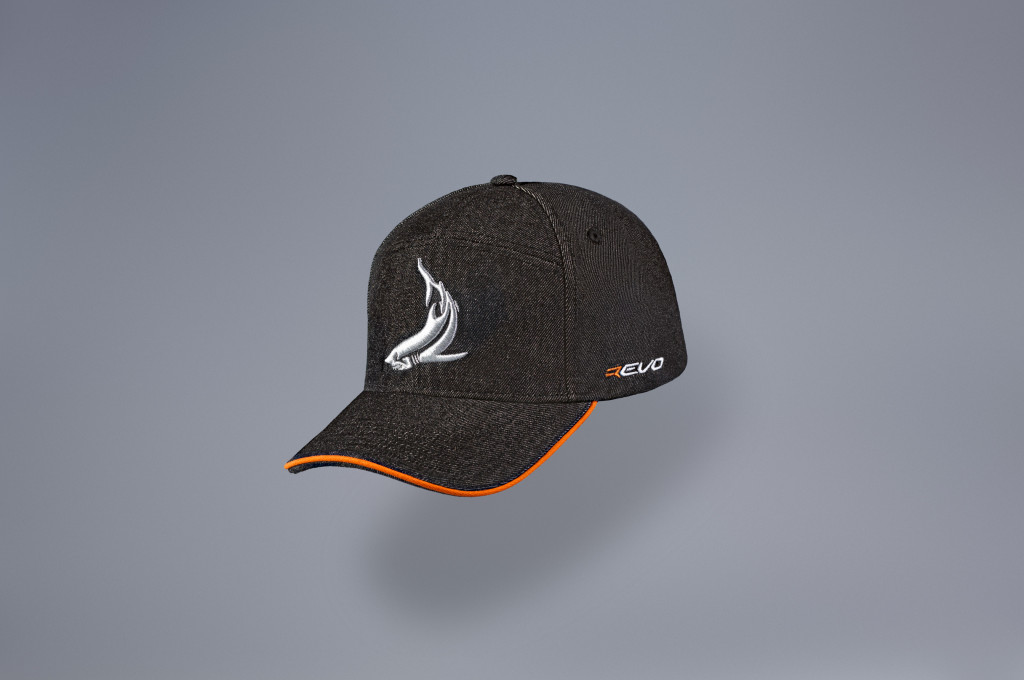 TOPCAR DESIGN Black / Grey & Orange Line baseball cap