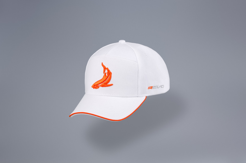 TOPCAR DESIGN White / Orange Edition baseball cap