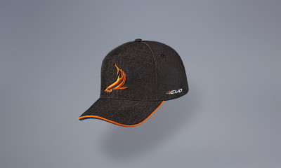 TOPCAR DESIGN Black / Orange Line baseball cap
