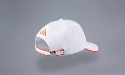 TOPCAR DESIGN White / Orange Edition baseball cap