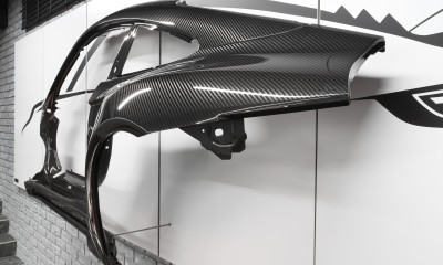  Porsche 992 Stinger GTR Carbon Edition WALL ARTWORK from carbon and titanium