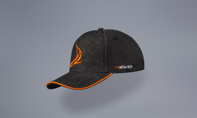 TOPCAR DESIGN Black / Orange Line baseball cap