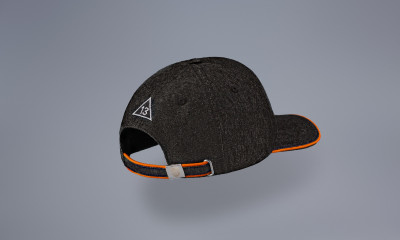 TOPCAR DESIGN Black / Grey & Orange Line baseball cap