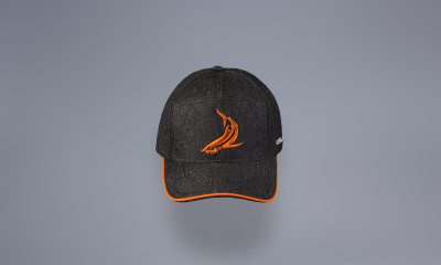 TOPCAR DESIGN Black / Orange Line baseball cap