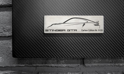  Porsche 992 Stinger GTR Carbon Edition WALL ARTWORK from carbon and titanium