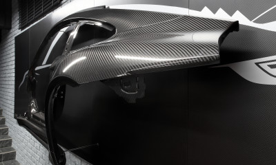  Porsche 992 Stinger GTR Carbon Edition WALL ARTWORK from carbon and titanium