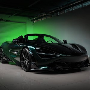 black and green 720s