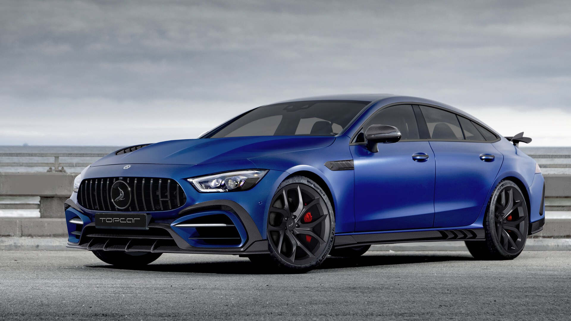 The aerodynamic package INFERNO for MercedesAMG GT 63S 4Door Coupe